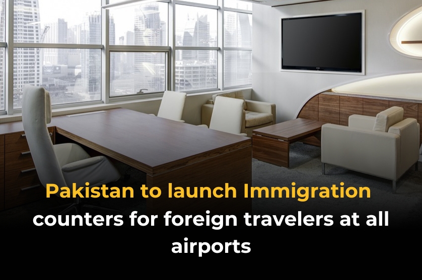 separate immigration counters for foreign passengers